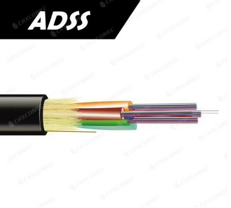 ADSS All Dielectric Self-Supporting 24F Fiber Optic Cable with Single Sheath - ADSS Self support fiber cable